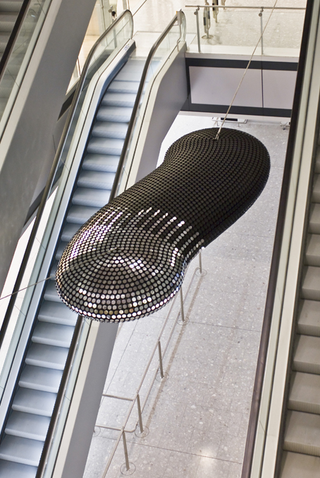 Illustration for article titled Digital Sculpture at Heathrow Airport Demonstrates that Every Cloud Has a Silver Lining